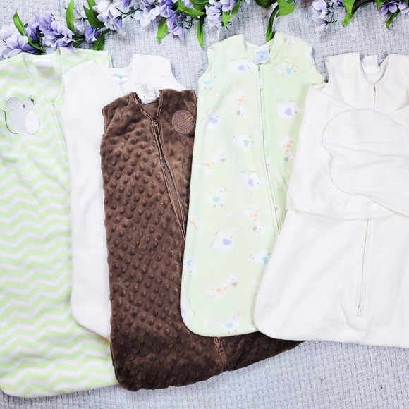Halo Other - Halo fleece S/M sleepsack & swaddle lot